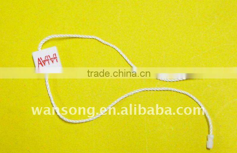 clothes security string seal with logo desia, embossed logo seal