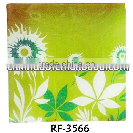 2015 New Elegant Designed Clear Prormotion Wholesale Glass Cake Plate with Good Quality