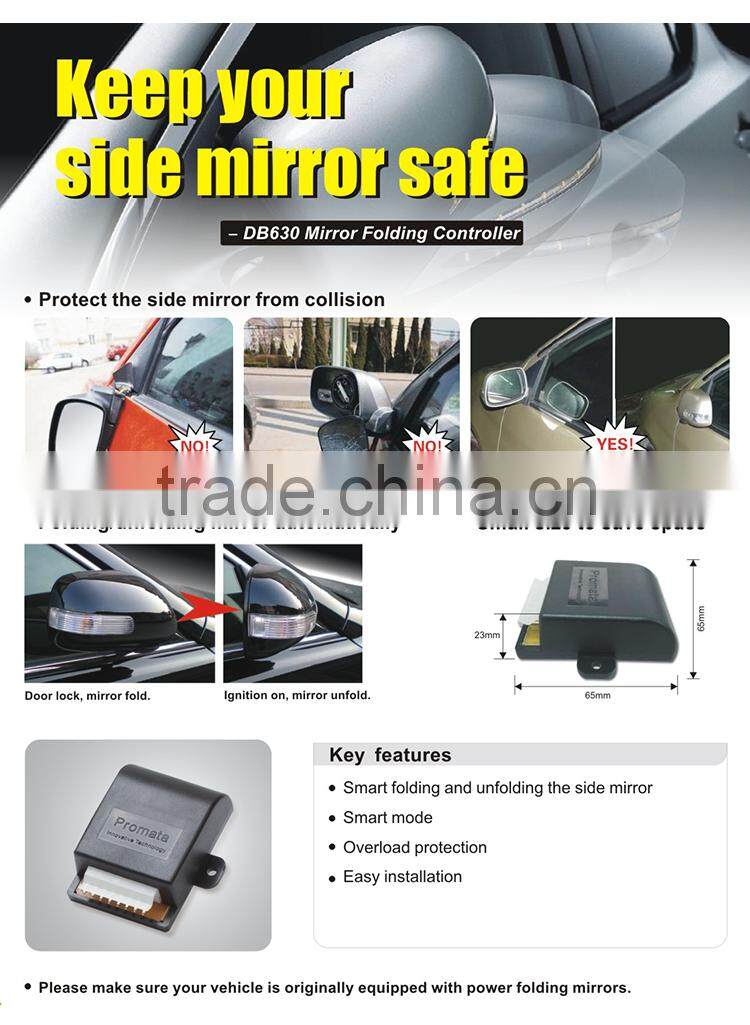 Car rear mirror closer, rear mirror closer for cars