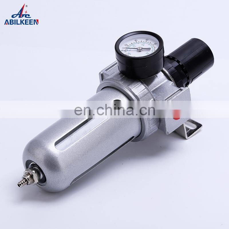 Electric Pneumatic Automatic SFR300 Thread Size G3/8 Air Source Treatment Combination Manual Drain Filter Regulator Air