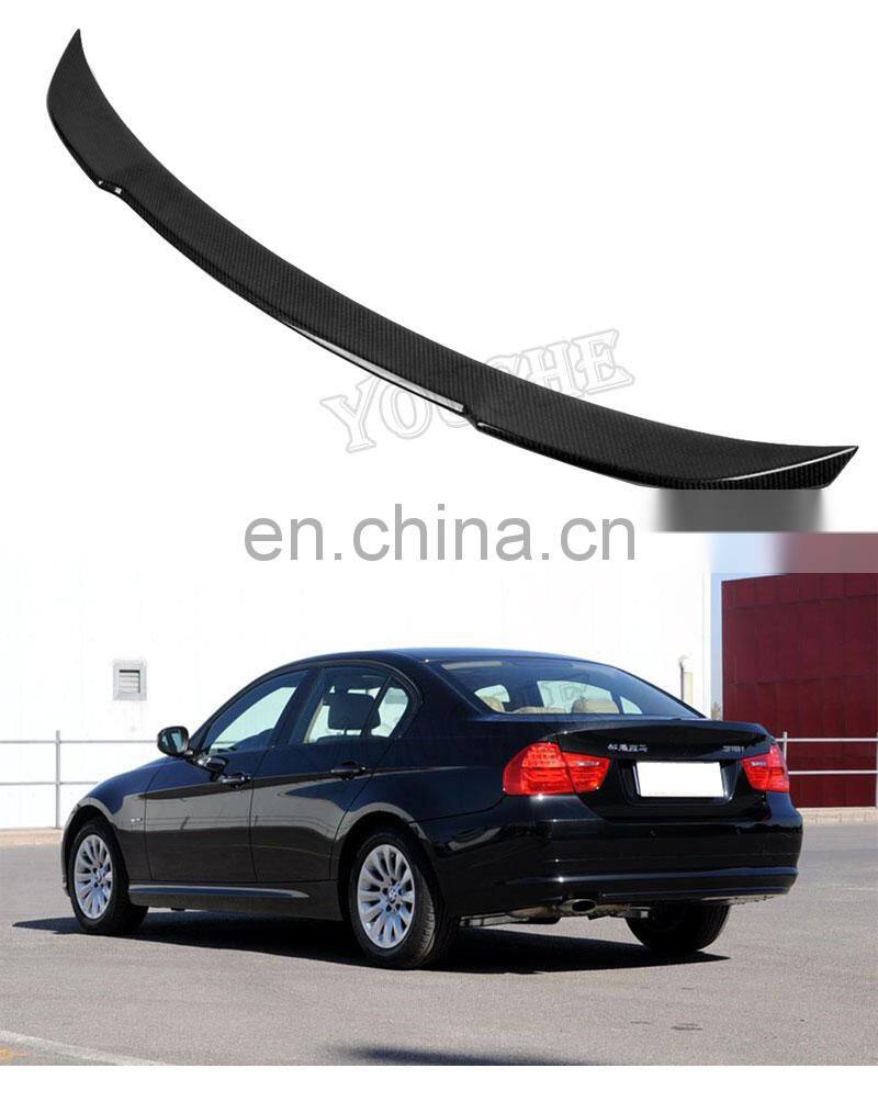 CS type carbon fiber rear trunk spoiler for BMW 3 series E90 & E90 M3 2005-2011