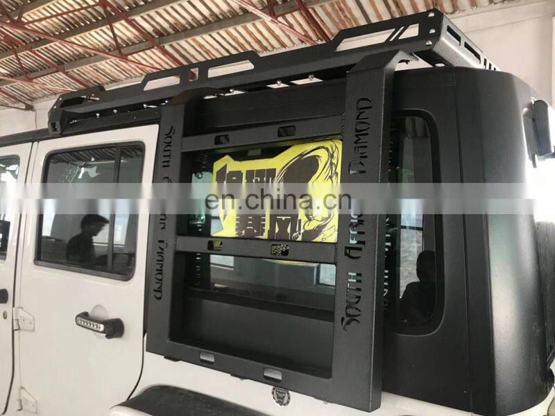 J376 storm luggage rack 4 doors Load-bearing 100-150KG for Vehicles for jeep for wrangler JK 2007-2017 accessories STEEL LANTSUN