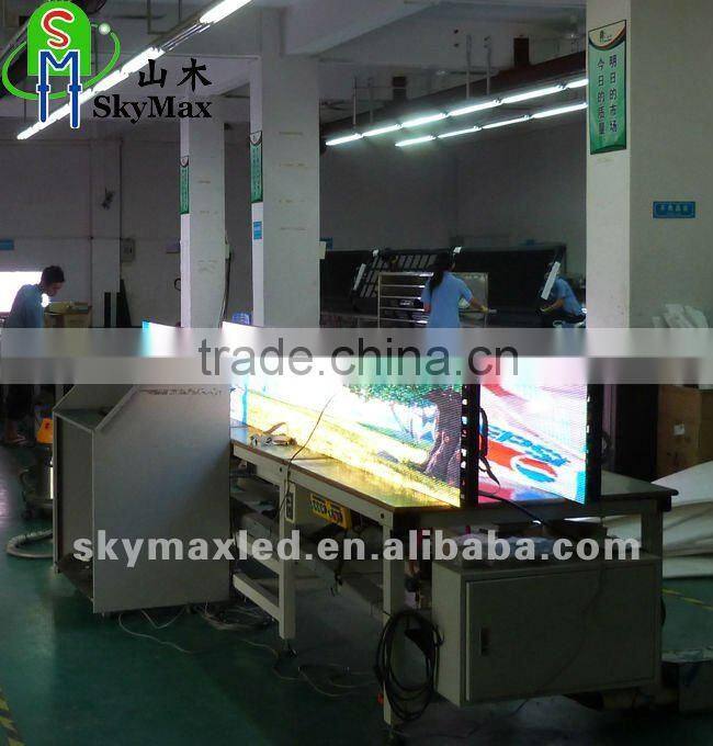 P7.62 electrionic indoor advertising led full color display