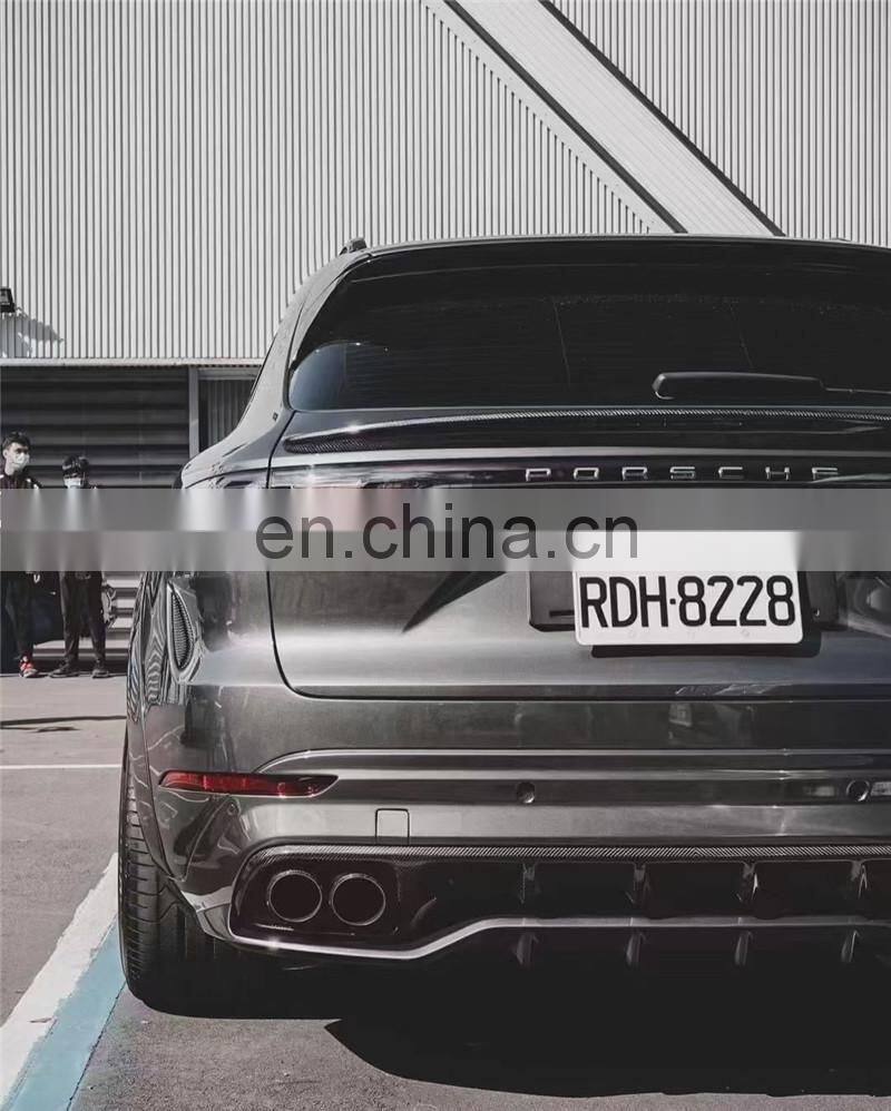 Runde Top Quality For 18-21 Porsche Cayenne 9Y0 Upgrade MTR Style Carbon Fiber Body Kit Front Rear Bumper