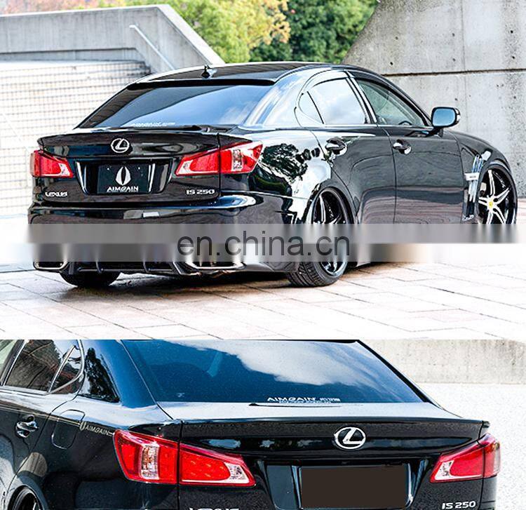 Runde Car Modification Resin Material Old Lexus Upgrade IS300 Body Kit For 2006-2012 Lexus IS250 Aimgain Style Rear Bumper