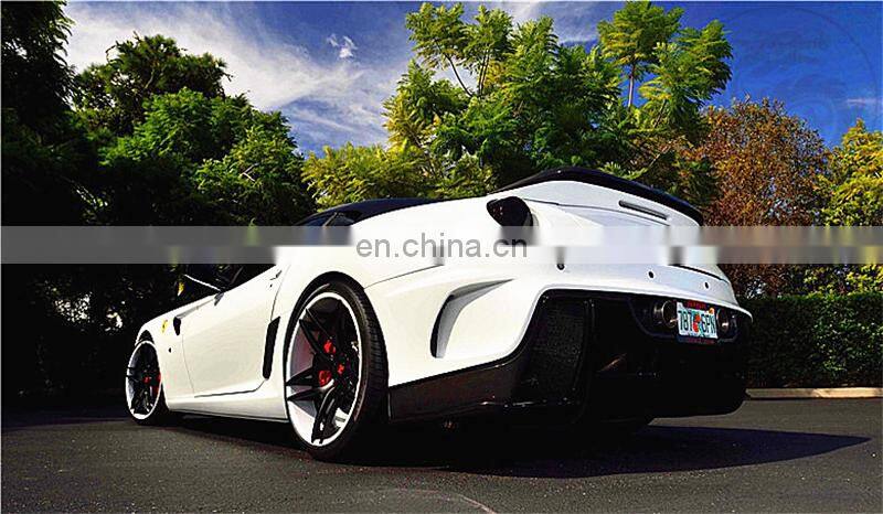 Runde Resin +Carbon Fiber Material For Ferrari 599 Upgrade Vorsteiner Style Body Kit Front Bumper Rear Bumper Side Skirt Spoiler