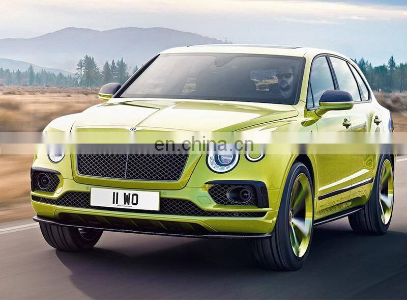 Runde Limited Edition Body Kit For 16-20 Bentley Bentayga Modified W12 FirstEdition Carbon Fiber Front And Rear Lip Spoiler