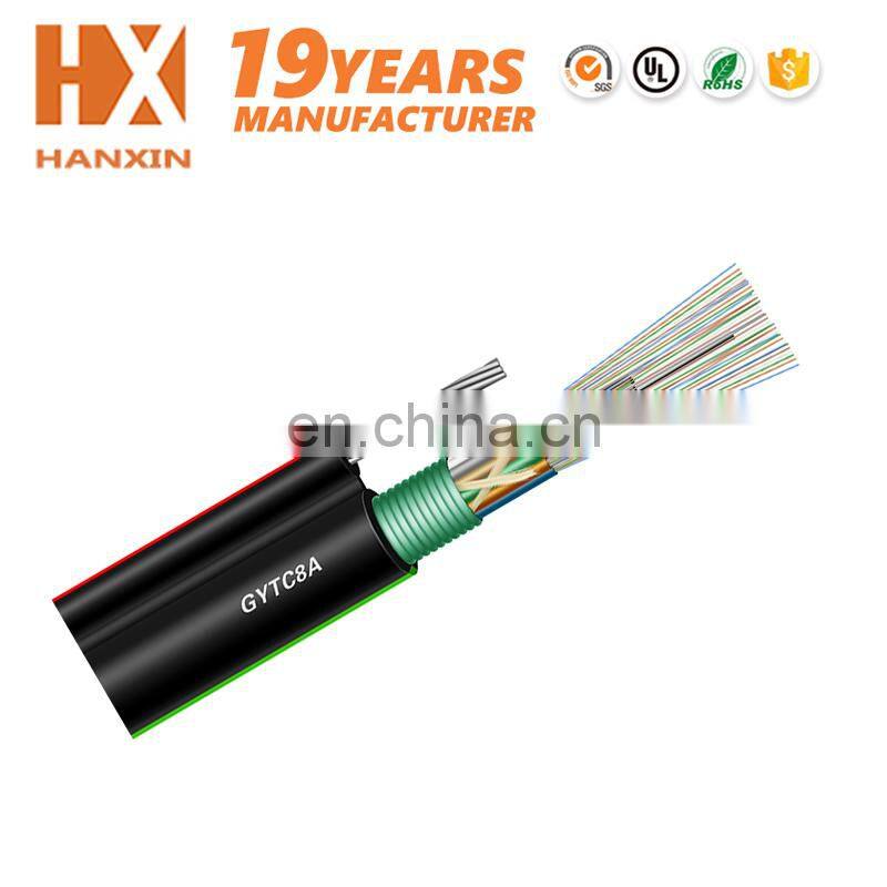 GYXTC8S Outdoor Figure 8 single loose tube aerial fiber optical cable