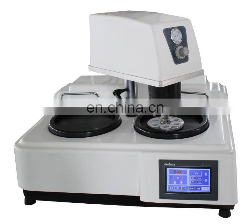 Double-Head Type Metallographic Sample Mounting Press Machine