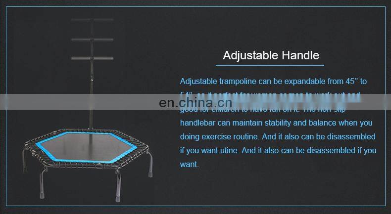 Wholesale Commercial Body Exercise Outdoor Trampoline Round Fitness Mini Folding Trampoline