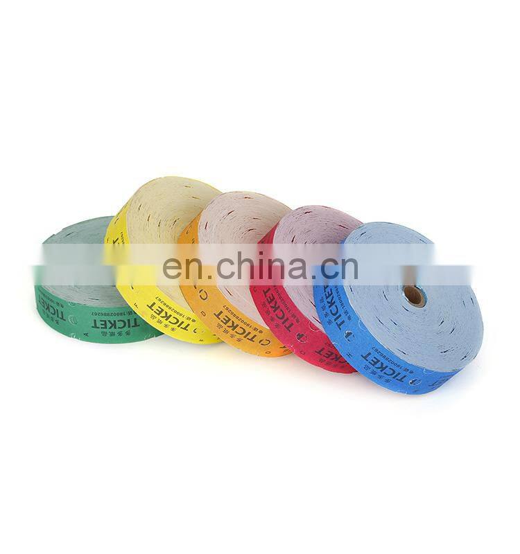 Good quality cheap price 180g custom printed redemption tickets arcade game machine