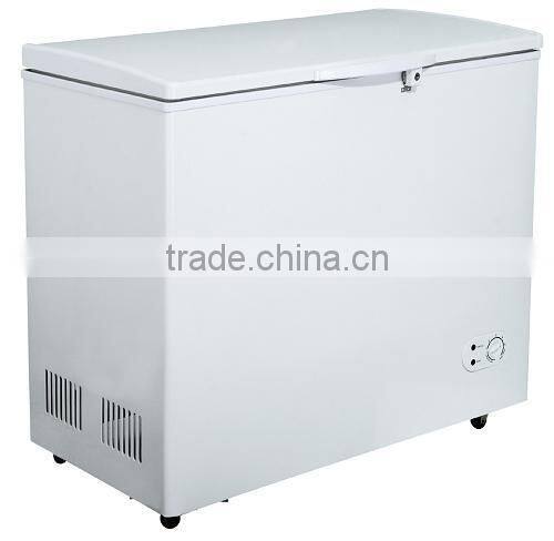 318L battery powered freezer solar powered deep freezer dc chest freezer