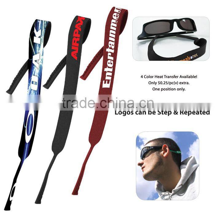 sport sunglass with long neck strap for promotion