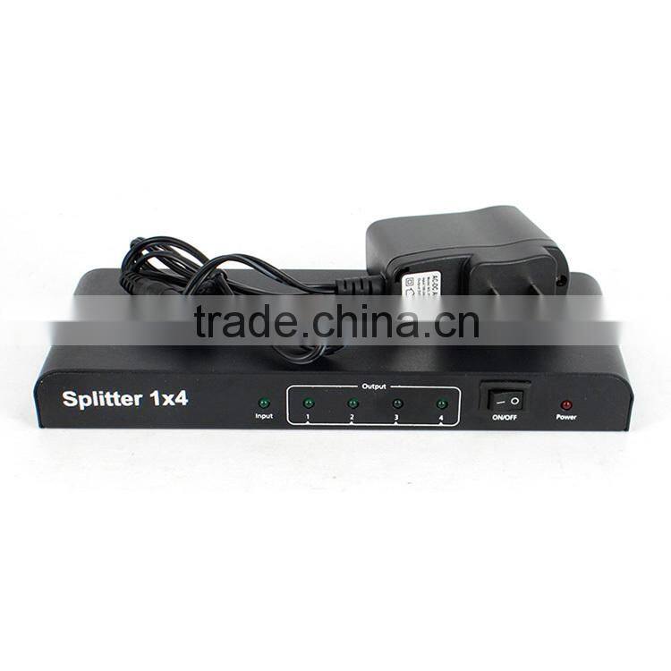 Hot sales HDMI splitter 1 in 4 out with 1080P resolution
