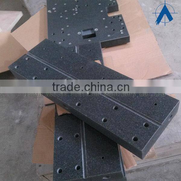 Granite mechanical components beam Jinan granite machinery components