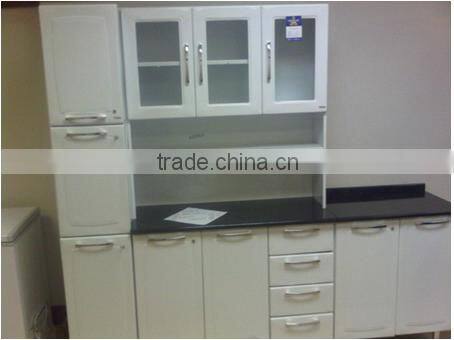 Steel kitchen cabinet with laminar flow design