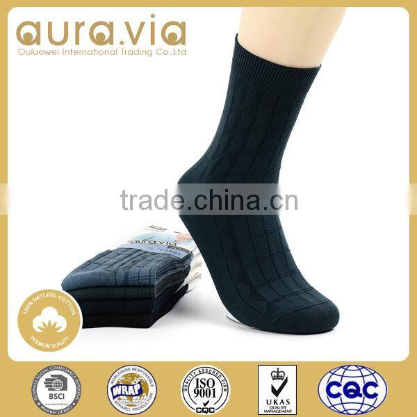 New Arrival Custom Design long cotton tube men sock