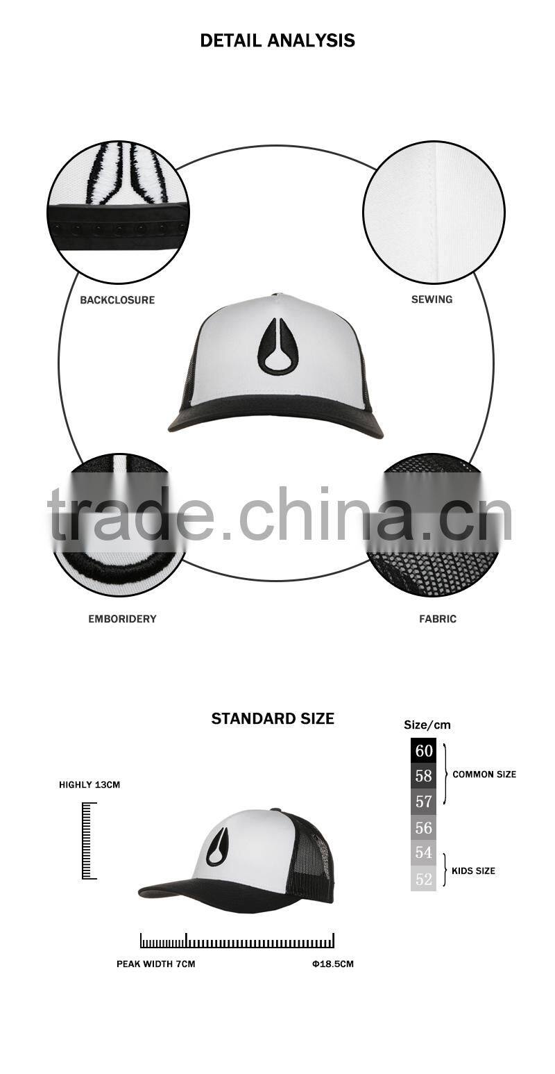 custom cheap sublimation mesh trucker cap