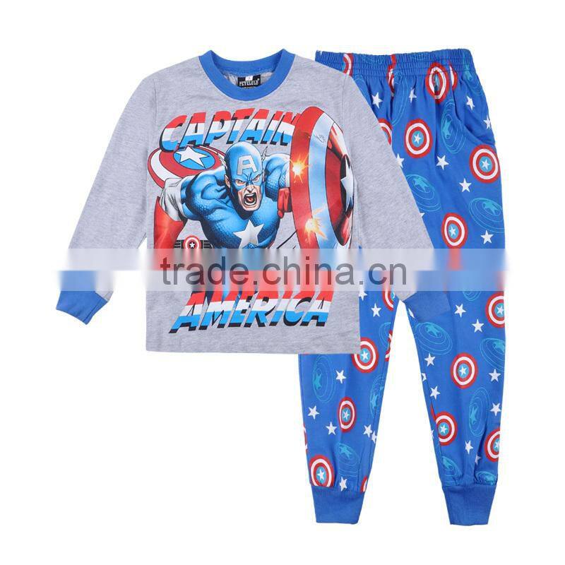 2015 Pajamas Cotton Product Type and In-Stock Items Supply Type 2-7Y Boy Kids Pajamas