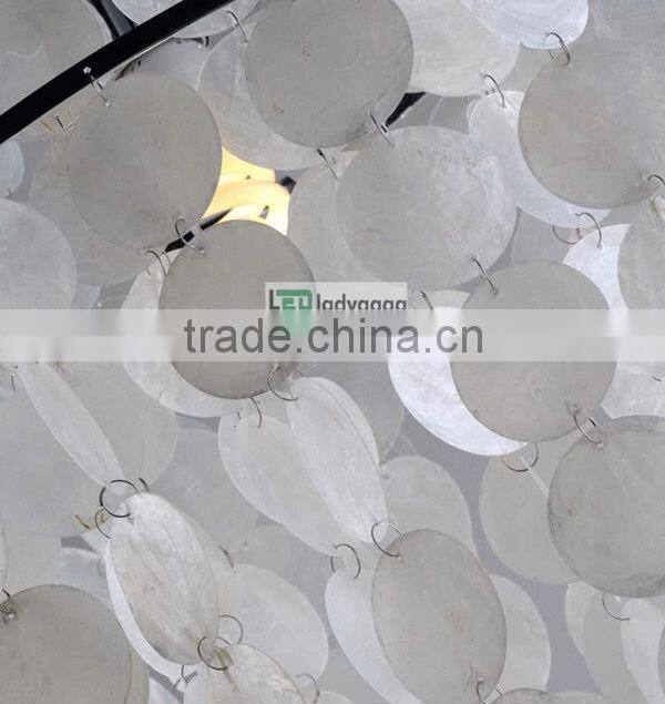 Beautiful Colorful Capiz Shell Chandelier