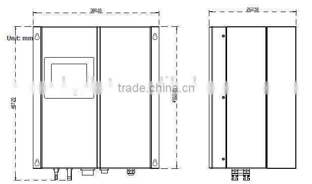 solar pump inverter in solar energy systems (1.5KW~5.5KW)