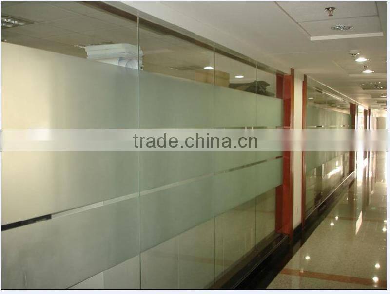 cheap high quality tempered forsted glass for shower