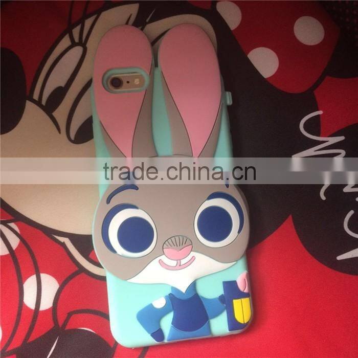 Hot New desinger phone case for iphone 6 rabbit design phone case