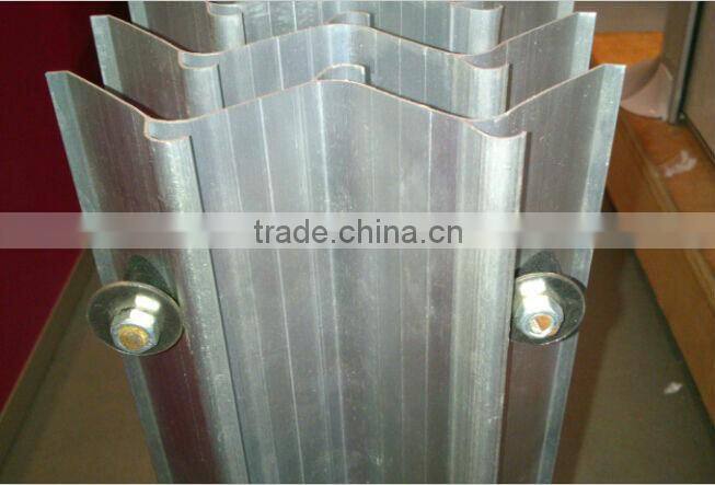 Aluminum profile for water retaining plate