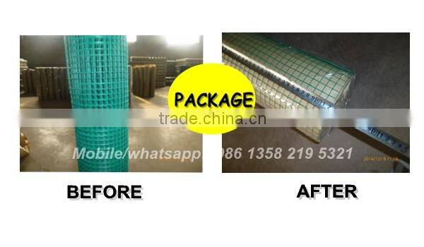 china factory green color 1/2 inch Vinyl Coated welded wire mesh