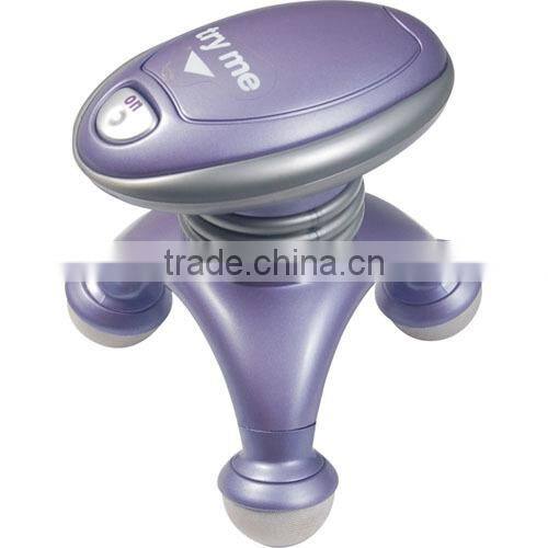 portable handheld batttery powered 3 leg vibration style Electric Mini Massager