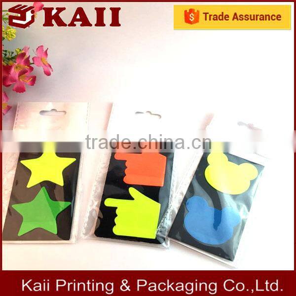 custom made transparent sticky notes, high quality transparent sticky notes factory