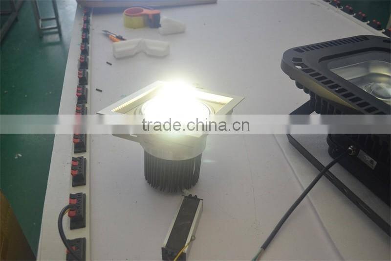 New product led square downlight 40w 230v warranty 2years aluminum