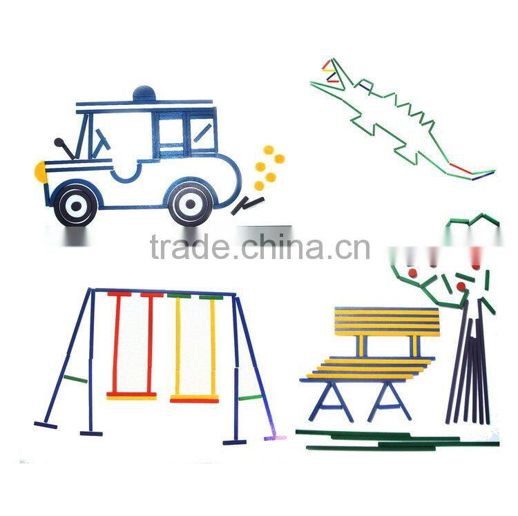 high quality gabe sticks toys OEM colorful sticks toys many different size wooden sticks toys
