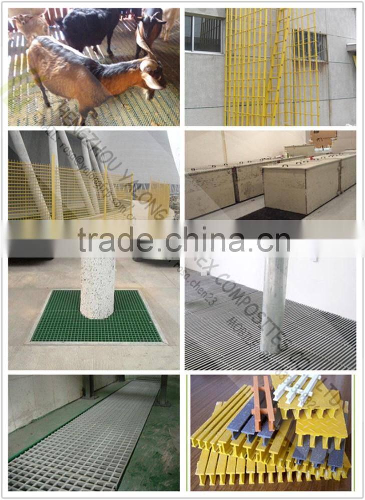 Fibre glass reinforced plastic grating,frp grating for walking platform,plastic stairs step
