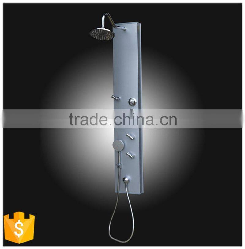 Chrome finish bathroom shower ceiling panel