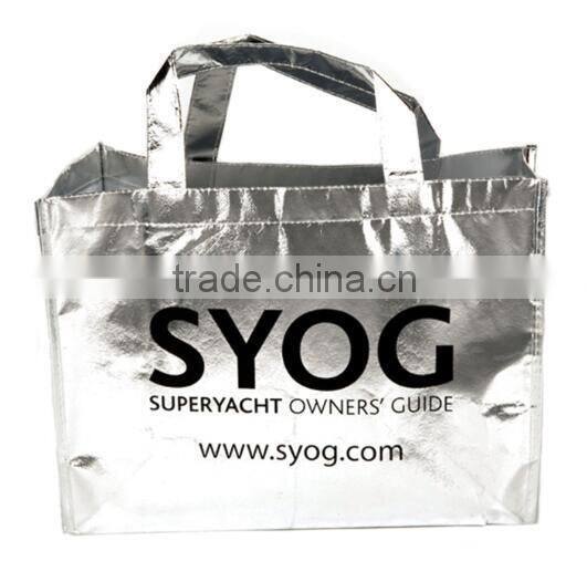Metallic Laminated Shopper Bag