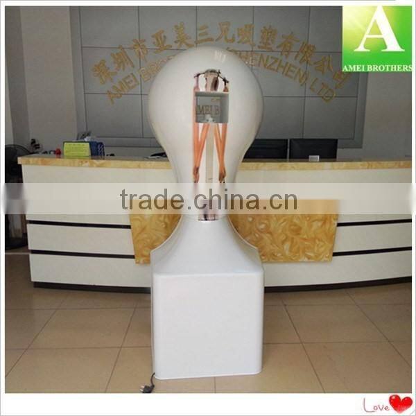 3D Printing ABS yellow custom vacuum formed plastic caution stand sign board