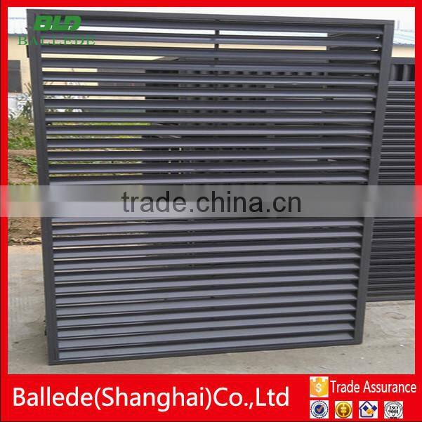 HVAC system powder coated ventilation louver for windows