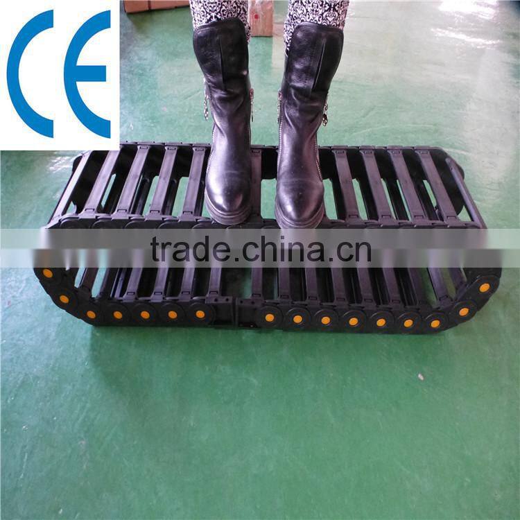 high speed cnc cable chain flexible plastic cable carrier energy chain made in china bridge type cable wire tracks