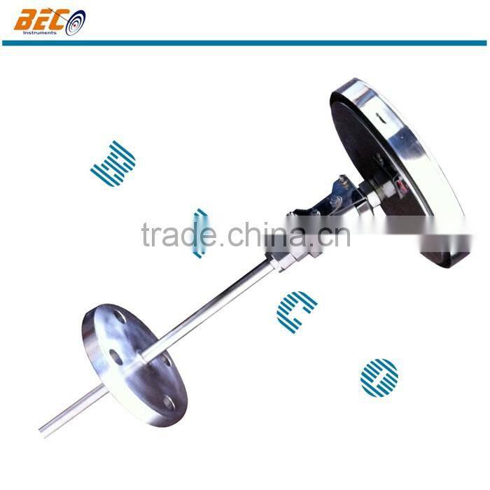 (WSS-584) 150mm common direct reading universal available connection diaphragm water testing thermometer