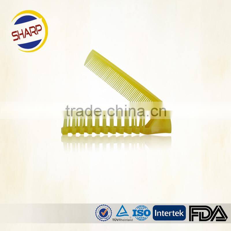 Customized disposable hotel cheap plastic hair comb