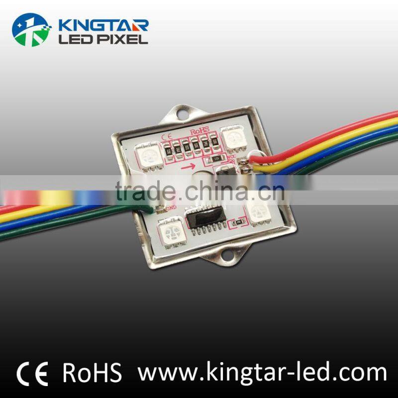 factory price waterproof ws2811 rgb led backlight led module 0.72w