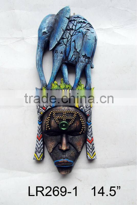 Wholesale Giraffe Desgin Polyresin Souvenirs Wall Hanging