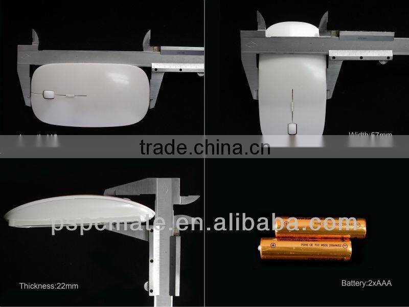 2014 newest slim wireless bluetooth mouse for Apple mac promotional purpose