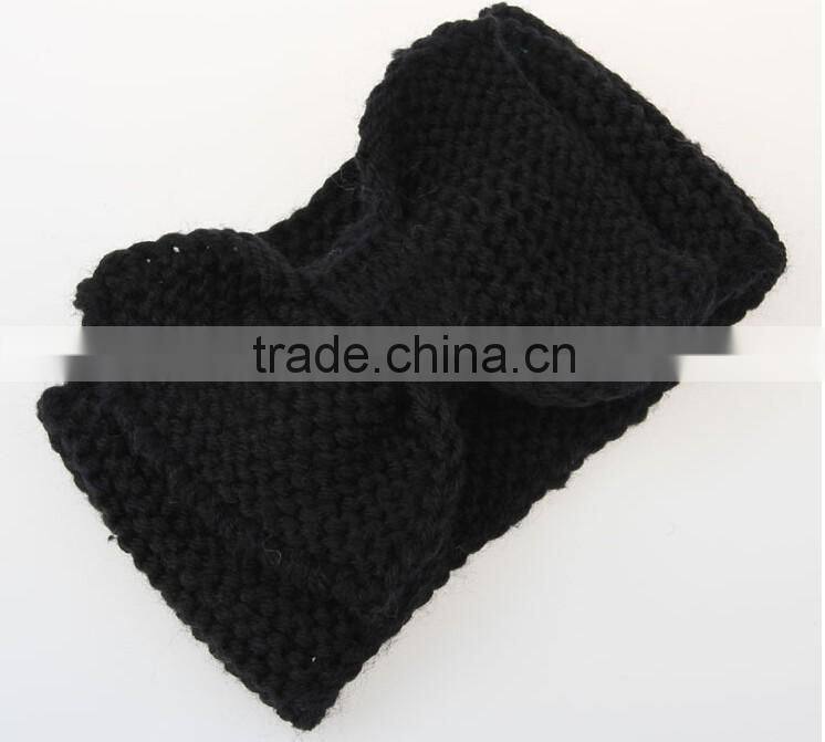 >>NEW handmade chunky Knitted Winter bowknot Headbands for Women/