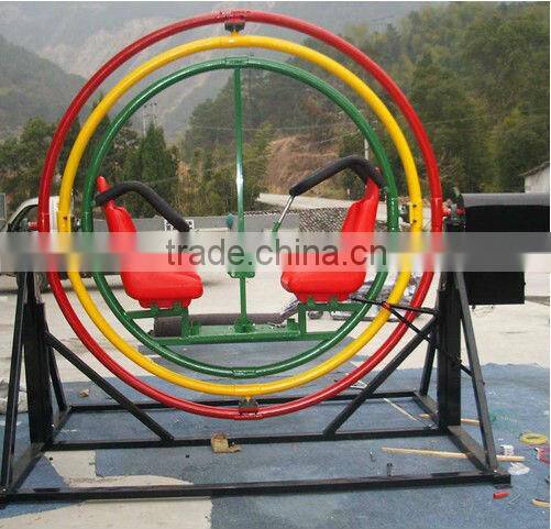 customized playground rides/ human gyroscope rides 3D space ring