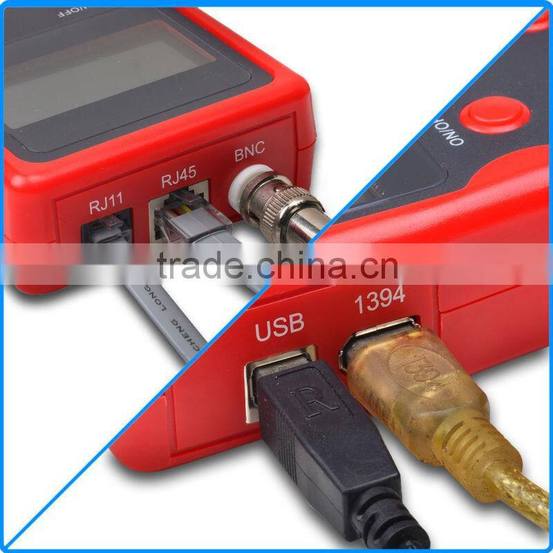 LAN Phone wire USB coaxial 1394 RJ45 RJ11 BNC Tracker Network Cable Tester