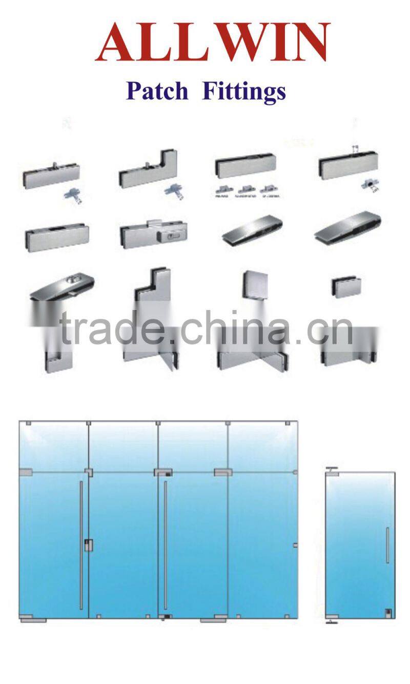 Stainless Steel Glass Door Bottom Patch Fitting