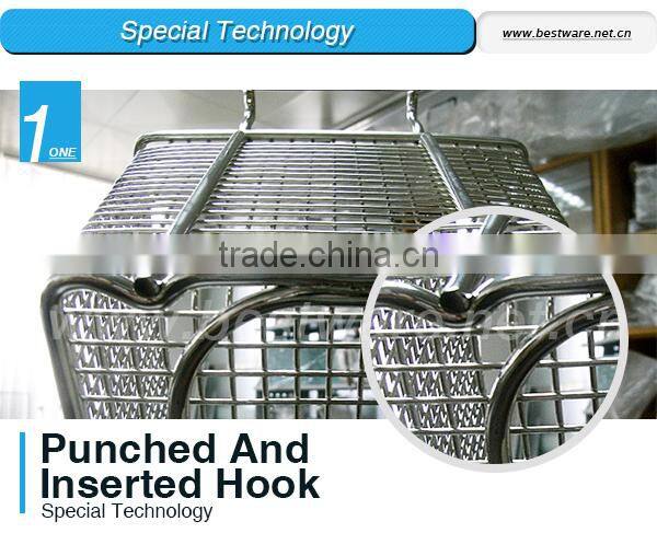 Pasta Basket,Cooking Colander,Stainless Steel Mesh Strainer (L-BTW60S69-201)