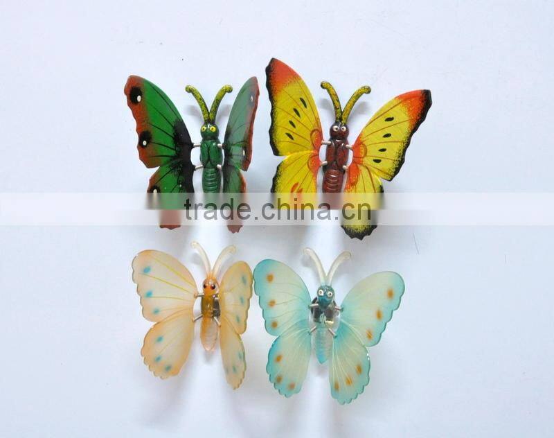 Wholesale 6 inch Plastic Butterfly 3D Design Personalized Fridge Magnets, Wedding Anniversary Gifts, Studio decorations